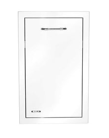 Bull Outdoor Products Premium Components for Outdoor Kitchen BBQ Island Slim 10 Gallon Trash Drawer with Trash Can with Reveal