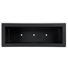 PolyStone 46" Large Rectangular Outdoor Planter Box, Lightweight, Insulated