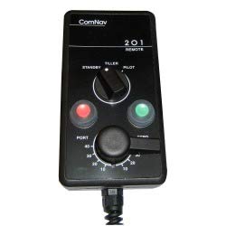ComNav Marine 201 Remote with 40' Cable for 1001, 1101, 1201, 2001, & 5001 Autopilots Black