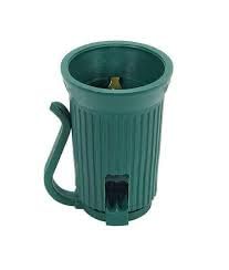 Christmas Hook 1000' C9 Stringer - Spool - Green Wire - SPT1-15" spacing - E17 Base - 800 Sockets- Commercial/Professional Quality - DIY - Yuletide -1000' C9 Stringer - Carrete - Cable Verde