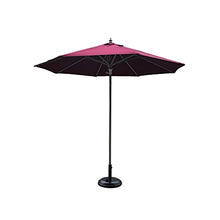 Outdoor Umbrellas 2.7 Meters Center Column Solid Wood Umbrellas Courtyard Garden Umbrellas Hotel Dining Umbrellas (Color : Pink)