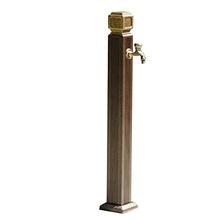 Garden Faucet with Hose Bracket, 110cm Outdoor Courtyard Aluminum Garden Water Column, Anti-Ultraviolet and Weatherproof Vertical Water Column,tap Water Fountain Faucet for Garden Irrigation (Short
