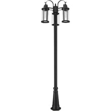 Z-Lite 3 Light Outdoor Post Mounted Fixture 569MP3-519P-BK, Black