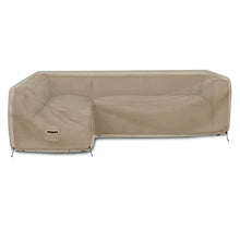 Covers & All L Shape Sectional Sofa Couches, 12 Oz Waterproof Sofa Cover, Tear & UV Proof Furniture Protector Cover with Handles & Air Pockets (Left Side Sofa, 90" x 120" x 33" x 35", Beige)