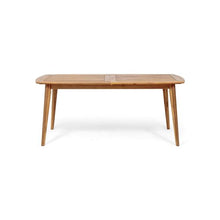 Christopher Knight Home Stamford Outdoor Acacia Wood Expandable Dining Table, Teak