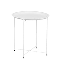 NRFJFOP Tea Table The of a Bed Sofa Edge Few Mini Corner Iron Art Small Round Tray