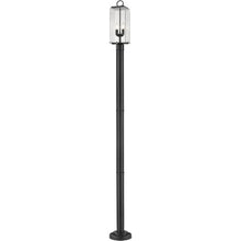 Z-Lite 592PHMR-567P-BK Sana Outdoor Post, 2-Light 120 Total Watts, Black