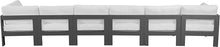 Meridian Furniture 376White-S180A Nizuc Collection Modern | Contemporary Outdoor Patio Modular Sofa