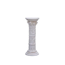 LIAN16PENG Roman Pillars Decor Roman Pillar Statues Oxidized Magnesium Pedestal Stand Greek Column for Home Garden Yard Patio Decor Garden Plinth