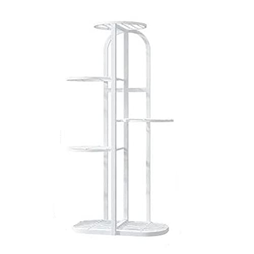 Flower Stand Wrought iron balcony living room interior modern decoration floor-standing multi-layer flower shelf storage flower pot shelf Plant Stand(44.5x22x96cm)