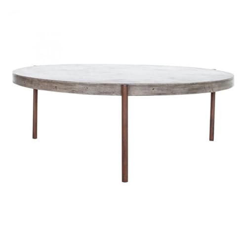 Moe's Home Collection Mendez Contemporary Stone Outdoor Coffee Table in Gray