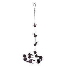 WKNHHL Rain Chain, Iron Decorative Gutter Chain Rain Guide Eaves Drainage Functional for Downspouts