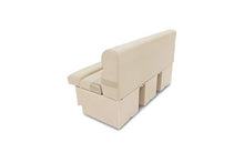 TaylorMade 50" Pontoon Boat Bench Seat with Storage Beige