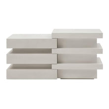 Seasonal Living Provenance Signature FRP 17" Building Block End Table in Stone