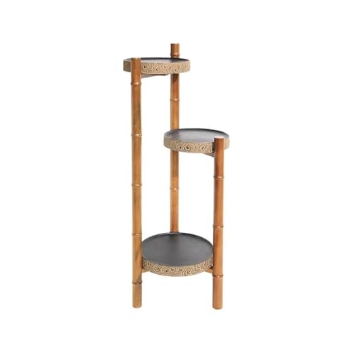 LUYOUBOZHU Vase Stand Antique Wooden Bonsai Rack, Balcony Living Room Bonsai Decorative Flower Stand