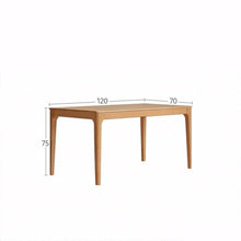 Coffee Table Chinese Style Solid Wood Dining Table Kitchen Restaurant Log Modern Simple Home Oak