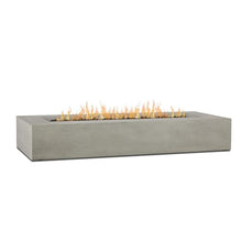 BBQGuys Signature La Valle 72-Inch Rectangle Propane Fire Table - Flint - 1591LP-FLNT