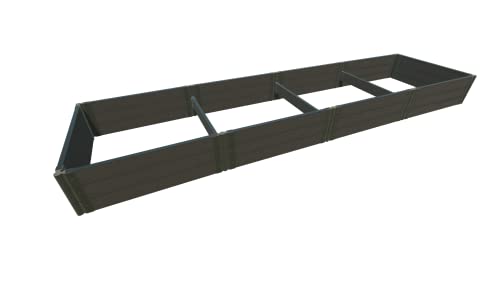 Frame It All Weathered 2" 4'x16'x16.5 Raised Garden Bed