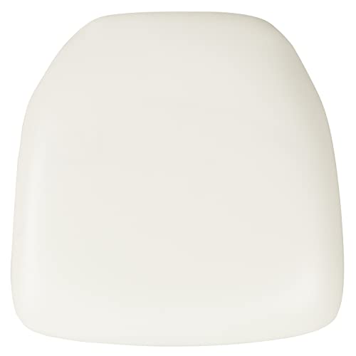 Flash Furniture 100 Pack Hard White Vinyl Chiavari Chair Cushion White