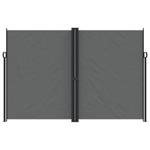 KTHLBRH Retractable Side Awning Anthracite Steel Retractable Side Awning for Outdoor Shade and Privacy, Adjustable Sun Protection with Durable Waterproof UV-Resistant P