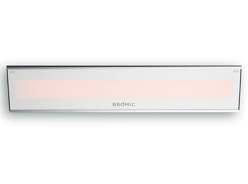 Bromic Platinum Smart Heat Marine 2300W Electric Patio Heater - Radiant Infrared, 208V, White Finish - BH0320024