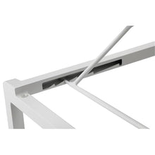 Pemberly Row Modern Patio Loungers, 71" W x 31" D x 38" H, Aluminum Frame, White Finish, Set of 2, Stackable Design, Rust-Free Outdoor Seating for Patio or Poolside Use