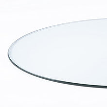 42" Round 3/8" Thick Glass Table Top with Pencil Edge and Tempered Glass