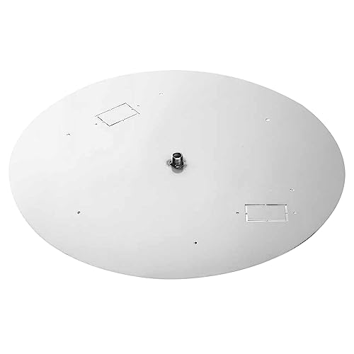 HPC Fire Fire Pit Burner Pan (571-36), Flat Round, 36-Inch