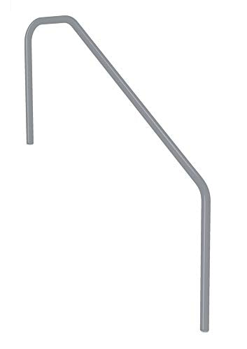 S.R. Smith 3-Bend Sealed Steel Rail for Pools Pewter Gray