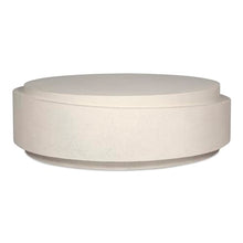 Moe's Home Collection Cosmo Stone Coffee Table White Color