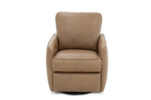 BarcaLounger Maple Power Swivel Glider Recliner-Seville-Fawn