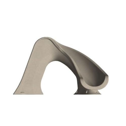 Global Pool Products Splash Inground Swimming Pool Water Slide Deck Mounted Right Curve Turn Sand GPPSSP-Sand-R