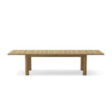 Rectangular Double Extension Dining Table by The Charming Bench Company