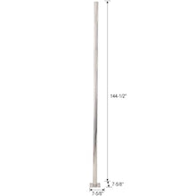 LMAOSS 12FT Stainless Steel Shade Sail Pole with Base Plate, Heavy Duty 304 Sun Shade Sail Post for Patio Garden Backyard Canopy Installation with Adjustable Clamp Rings