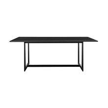 Armen Living Grand Outdoor Patio 7-Piece Dining Table Set in Aluminum with Grey Cushions