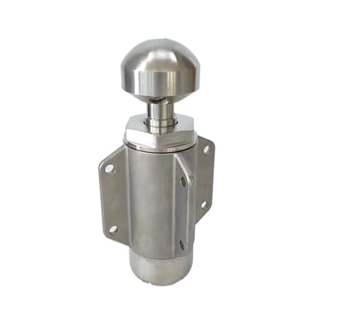 Stainless Steel Sewer Pipe Cleaning Nozzle, 215L/min High Pressure Jet Drain Cleaning Water Rotating(5.2kg 400LPM)