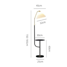 LUYOUBOZHU Floor Lamp Nordic Floor Lamp Sofa Side Table, Minimalist Bedside Lighting for Living Room
