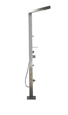 No Worries Products RENO 316 Marine Grade Stainless Steel Outdoor Shower Panel