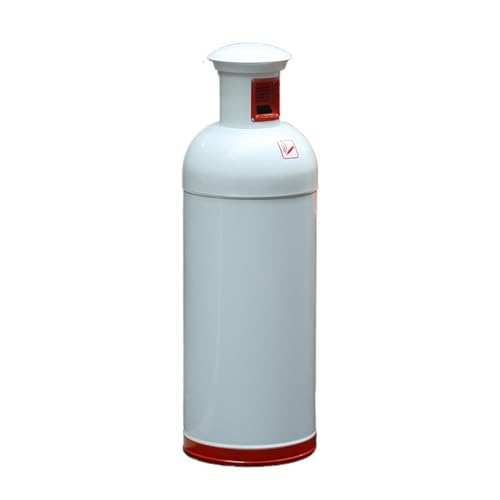 Hhaoran-9863 Ashtray Trash Can Creative Ashtray Cigarette Butt Trash Can Commercial Milk Tea Shop Coffee Shop Snack Shop Gym Round Storage Bucket Standing Ashtray Outdoor for Patio (Color : B)