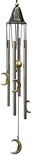 Wind Chimes 23.6 Inch Memorial Wind Chimes Soothing Melodic Tones Aluminum Tubes Memorial Wind Chime Garden Home Yard Hanging Decor (Color : B) (A)