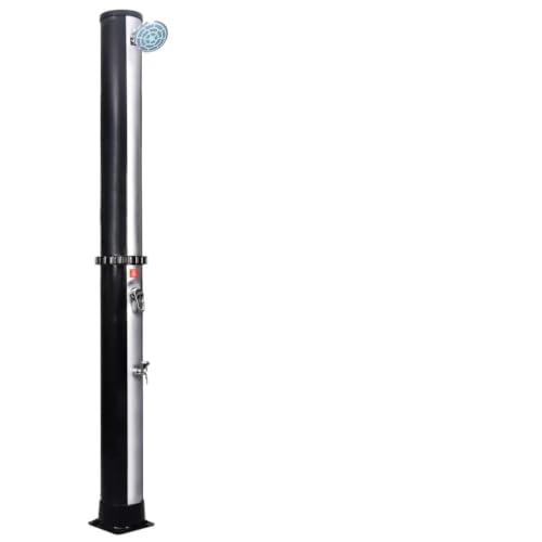 HKPWRBFG Solar Shower Outdoor 10.6 gal Heated Water Garden Pool Faucet