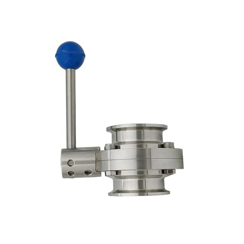 TQKEBWGW Butterfly Valve 159mm/204mm/219mm/254mm Big Size Stainless Steel 304 Butterfly Valve(159mm)