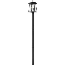 Z-Lite 5015PHXLR-5009P96 Rainer 5 Light 122" Tall Post Light - Black