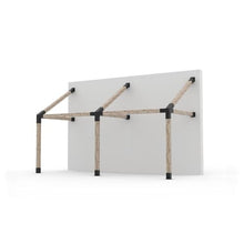 TOJAGRID Grid 30 Double Wall Mount Pergola Kit for 6x6 Wood Posts