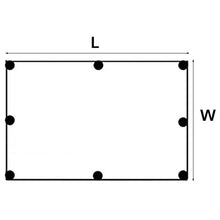 BAILR Heavy Duty Waterproof Tarpaulin with Grommets 7x33ft, Tarps Outdoor Transparent Tarp, PVC Clear Greenhouse Plant Cover, Easy to Attach (A 2×10m)