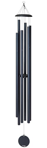 Corinthian Bells by Wind River – 74 inch Midnight Blue Wind Chime for Patio, Backyard, Garden, and Outdoor Decor (Aluminum Chime) Made in the USA