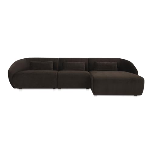 Moe's Home Collection Amelia Lounge Modular Right Sectional Espresso