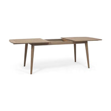 Christopher Knight Home Erica 94.5" L Outdoor Expandable Dining Table for, Acacia Wood Dining Table with Slat Design, Patio Dinner Table for 6-8 Person, Rectangular Table for Porch Garden, Grey