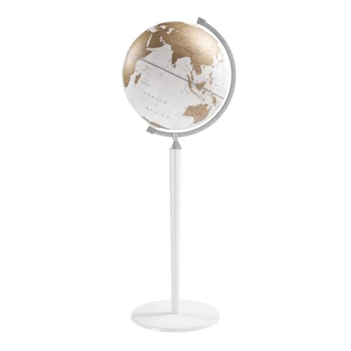 Waypoint Geographic 16" Vasco Da Gama Globe with Wood Stand White