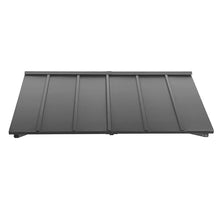 Awntech Houstonian Open-Side Fixed Awning, 104" W x 24" H x 24" D, Pewter